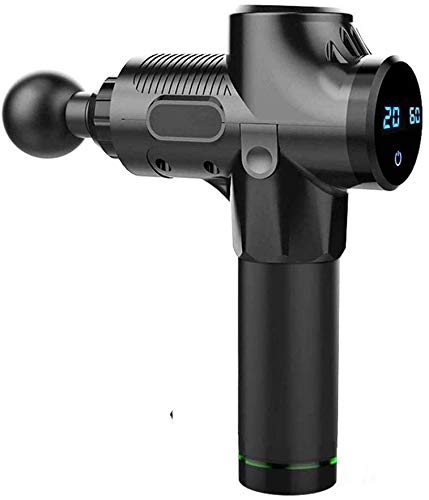 Youdgee Massage Gun, Handheld Electric Body Muscle Massager Deep Tissue, High Intensity Vibration Percussion Massage Device with 10 Changeable Heads & 20 Speed