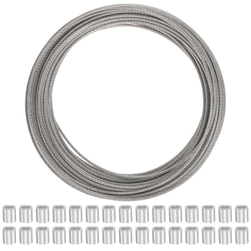Câble acier inoxydable pour treillis et aménagement de jardin verdoyant
