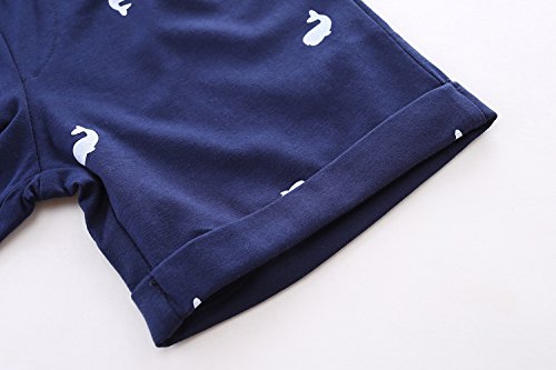 Image of Mud Kingdom Little Boys Summer Outfits Cute Cartoon Printing Tank Top Sets