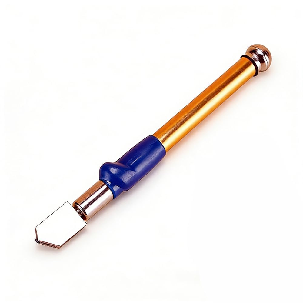 Oiieco Professional Glass Cutter Tool, 2mm-15mm, Self-Oiling Professional Cutter, Self-Oiling Professional Cutter, Aluminium Alloy Handheld Glass Cutter for Tile Mirror Mosaic Thick Glass Cutting