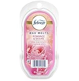 2 Pack Febreeze Wax Melts Romance & Desire, Pink Rose Petals & Champagne Spritz Scent, 2.5 oz Each, 6 Count Each
