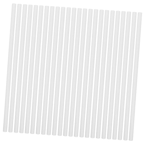 UTHCLO 50個 綿菓子用紙スティック 耐久性のある使い捨てスティック 手作りわたあめ作成向け 手指の器用さ向上 簡単準備可能