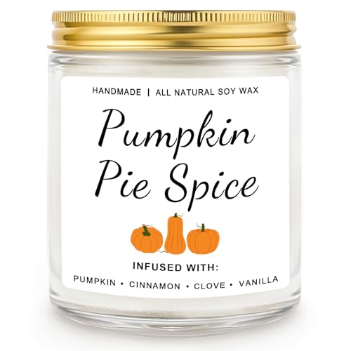 Homsolver Fall Candles, Pumpkin Cinnamon Spice Candle, Fall Candl...