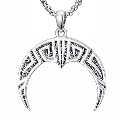 Collier lune celtique en argent, le bijou d'inspiration irlandaise à porter au quotidien