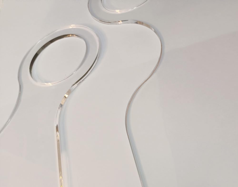 Full Nesting Acrylic Charcuterie Template,Woodworking Router Template,Serving Board Acrylic Router Template Set (Style1)