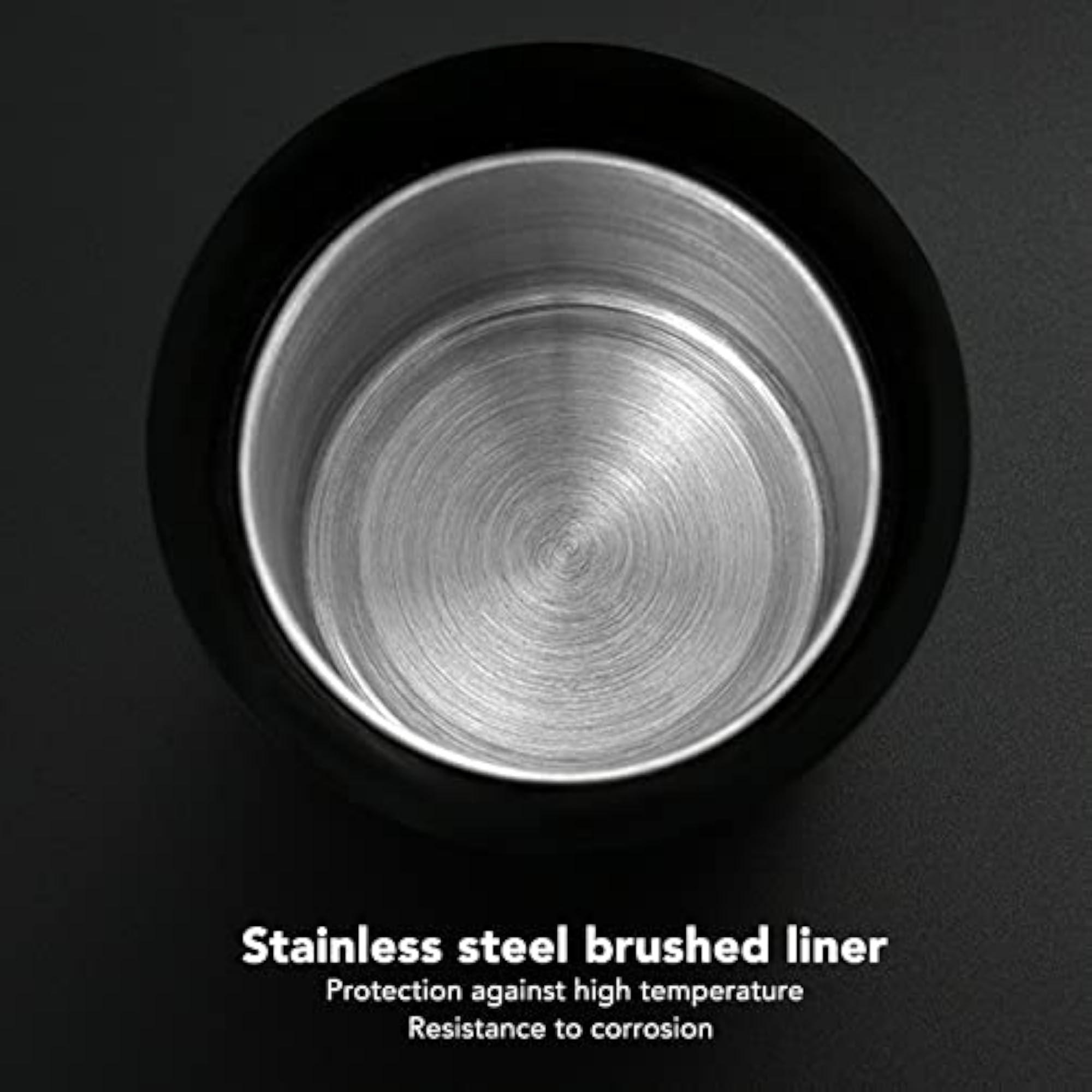Mini Car Ashtray for Travel (Black Gold)