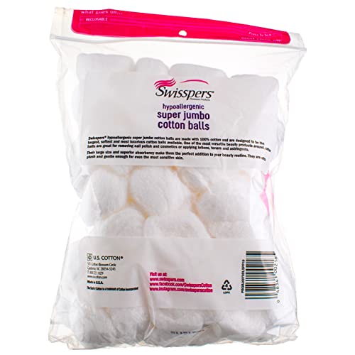 Swisspers Super Jumbo Cotton Balls 70 Ea (Pack Of 3) #TOP2