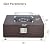 36" Propane Fire Pit Table?50000BTU Fire Table with Wind Guard, 11LBs Glass Beads & Rain Cover, Sturdy Steel Anti-Rust Finish & CSA Safety Certified Outdoor Firepit for Patio Yard Garden(Bronze)