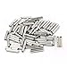 Baomain 75pcs Copper Metal Uninsulated Wire Ferrule Cable Crimp Terminals Butt Connector 10-12 AWG (4.0-6.0 mm2) / 14-16 AWG (1.5-2.5 mm2) / 18-22 AWG (0.5-1.0 mm2),Each Size 25 PCS