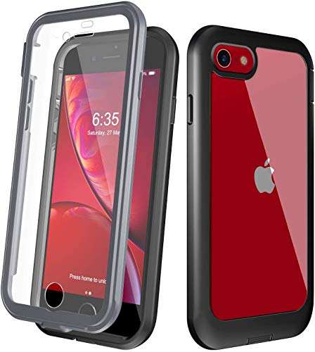 Eonfine for iPhone SE 2020 Case/iPhone 7/8 Case, Full-Body with Built-in Screen Protector