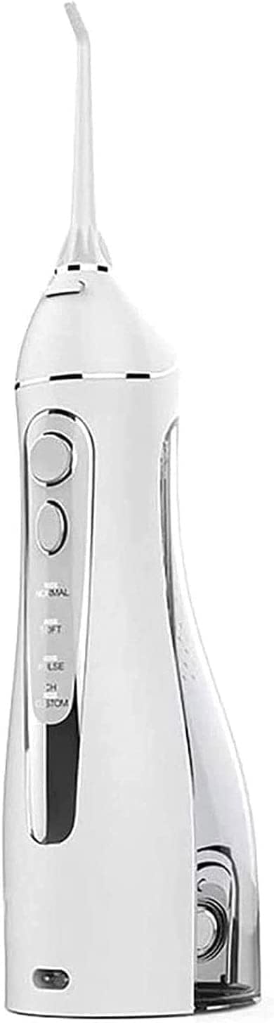 Cordless Dental Oral Irrigator Professional Water Flosser for Teeth Cleaner IPX7 4 Modes with 200ML Tank USB Rechargeable