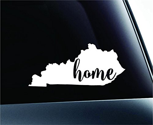 Calcomanía #3 Home Kentucky State Frankfort con el símbolo del Estado de Frankfort para coche, camión, ventana, computadora portátil