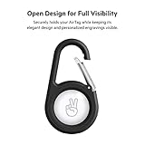 Belkin AirTag Case with Carabiner, Secure Holder Protective Cover for Air Tag with Scratch Resistance Accessory - (Black) - Image 6