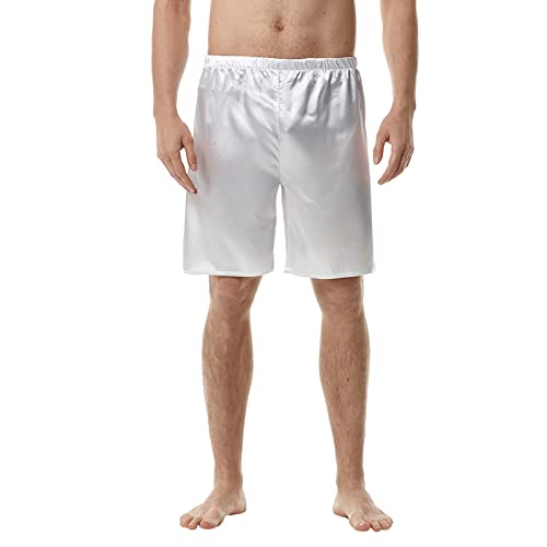 Badehose Herren Sommer Sporthose Kurz,Shorts Yoga,Funzige Badehose,schwarze Radlerhose,Bermuda Shorts Männer,Badeshorts Herren Grün,Shorts Jersey,Badehose Herren L, Blanco, S