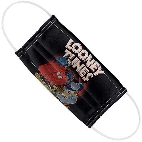 Popfunk Looney Tunes DJ Looney Tunes 1-Ply Reusable Face Mask Covering with Adjustable Nose Wire, Unisex