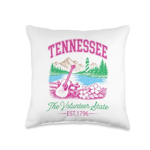 Tennessee The Volunteer State Throw Pillow