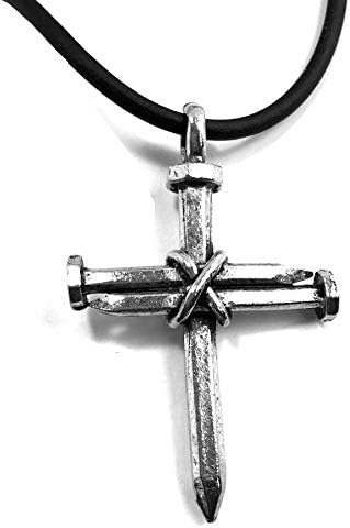 FORGIVEN JEWELRY Antique Nail Cross Necklace
