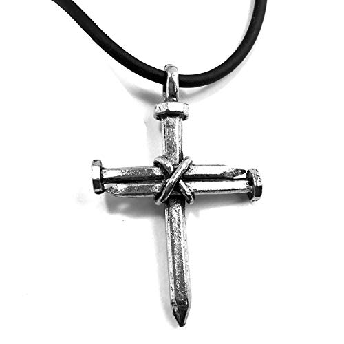 Forgiven Jewelry Antique Nail Cross Necklace #TOP1