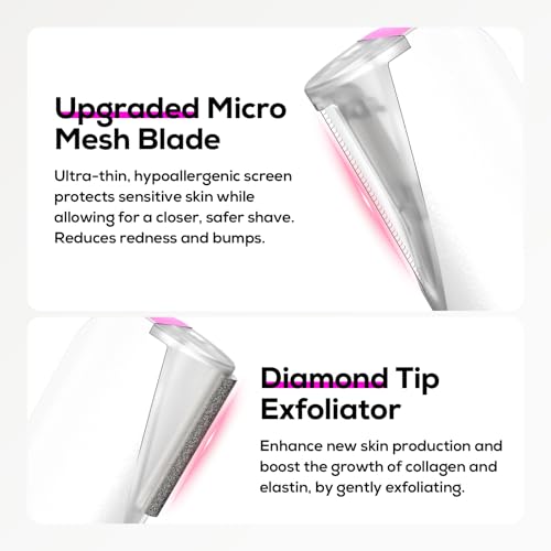 PEDOOD Sonic Dermaplane Razor Pink