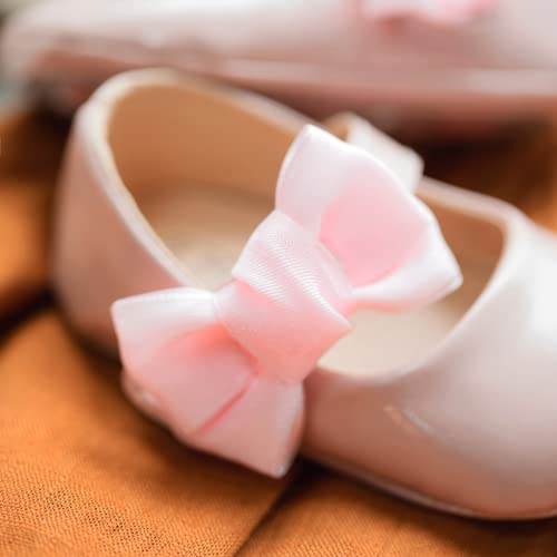 Sawimlgy Baby Girls Mary Jane Sequins Crown Flats Pu Leather Wedding Party Princess Ballet Shoe Infant Rubber Sole Prewalker Toddler First Crib Shoes #TOP3