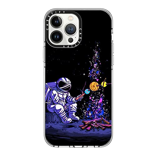Coque antichoc iPhone 13 Pro Max CASETiFY transparente avec motif Moon Camping Magsafe
