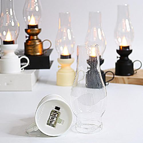 Goderat LED LIGHT ELECTRONIC KEROSENE LAMP Led Vintage Kerosene Lamp Electronic Swing Candle,Led Flameless Candle Lantern Kerosene Oil Lamp,Vintage Flameless Table Lamp,Vintage Electric Oil Lamp Table Lamp thumb #3