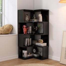 L-Shaped Corner Bookcase...