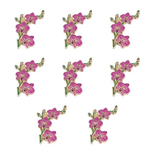Broche de orquídeas elegante, accesorio de moda diario y complemento para vestidos