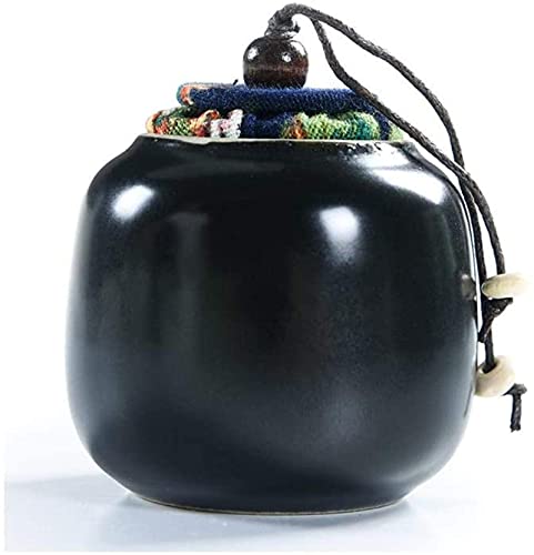 火葬壷記念壷人間の灰のためのミニ壷ミニ埋葬火葬壷成人またはペットのための灰壷家庭での記念埋葬セラミックストロングシール6.46.8cm葬儀容器（色：＃10）、色：＃