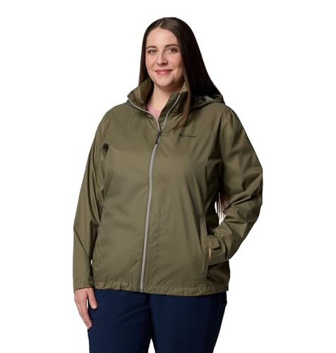 Columbia Womens Switchback IV Rain Jacket, Stone Green, Large by Columbia - Image 4