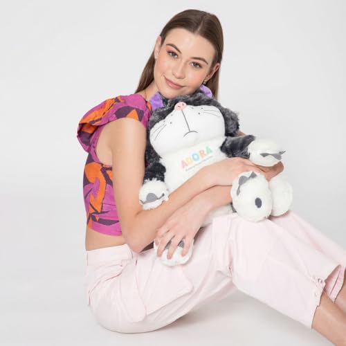 Image of ADORA Funny Lucifer Cat Doll Plush Toy, 50cm, Bad Cat Pillow, Birthday Gift for Girls Stuffed Animal Soft Toy