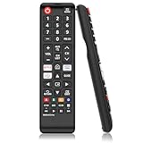 Oumida Universal Fernbedienung für alle Samsung Fernseher The Frame Curved Solar Crystal UHD LED HDTV Neo QLED 3D 4K 8K Smart TV Ersatz für Samsung Fernbedienung Original BN59-01315B (Schwarz)