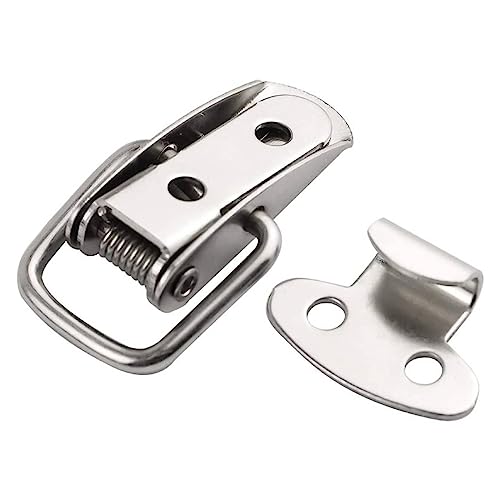 Loquet à bascule fer nickelé fermoir caisse bois boîte outils