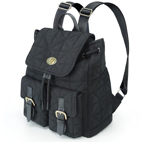 Image of REVOTRA Small Backpack for Women, Mini Puffer Purse with Anti-theft Pocket, Small Waterproof Purse with Magnetic Closure & Multi-Pocket, Lightweight Quilted Daypack for Work, Travel, School