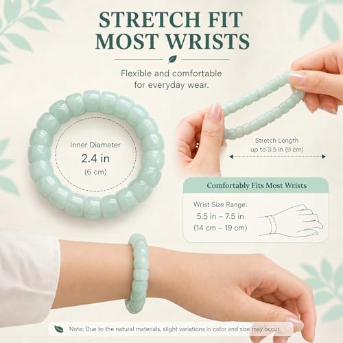 Image of Frodete Bodhi Fidget Bracelet Seed Stretch Anxiety Relief Healing Jewelry