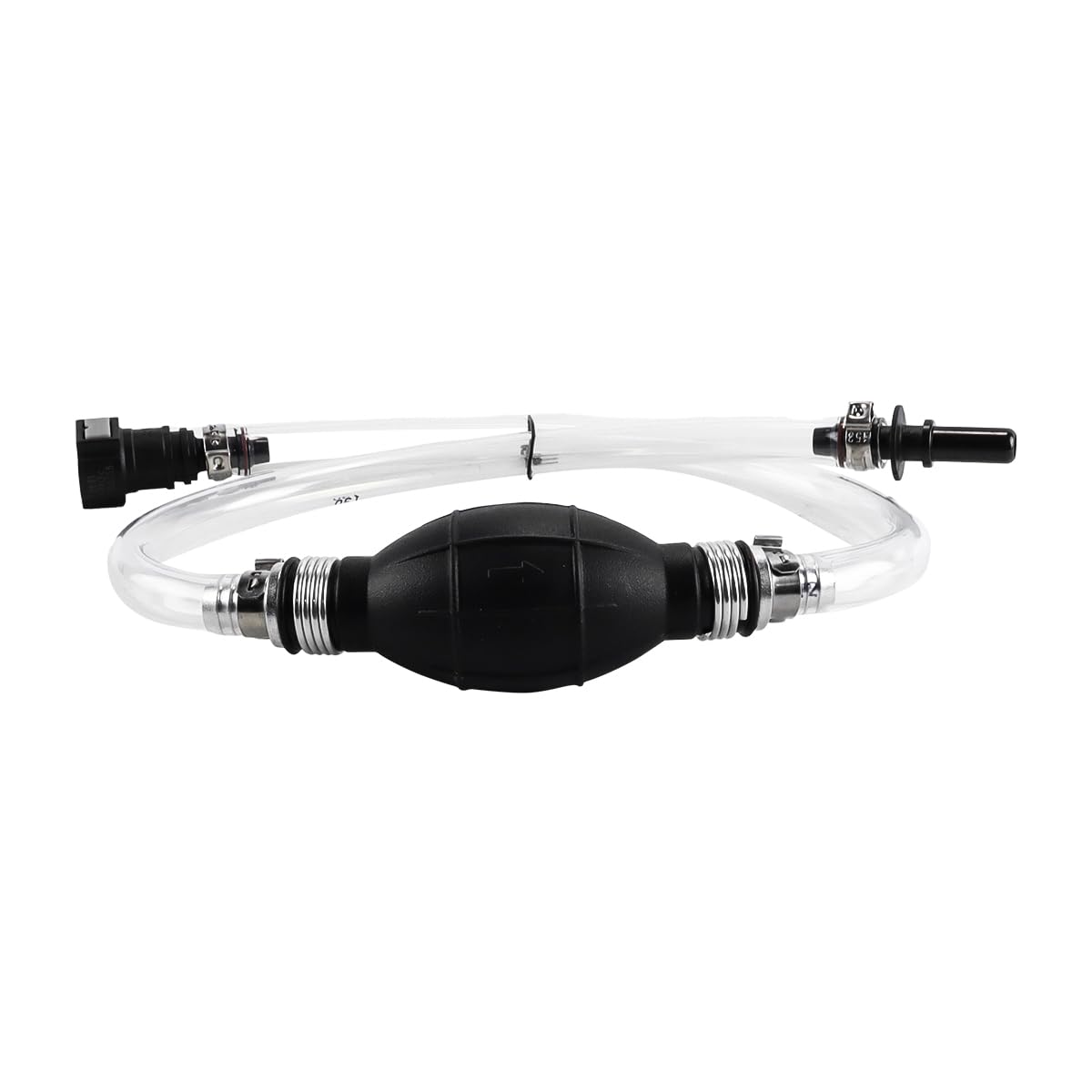 Herramienta de purga y cebado de combustible diésel con tubo de aceite, purgador de cebado manual compatible con vehículos Land Rover, Jaguar y Volvo. Herramienta de combustible para.