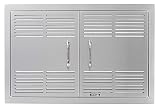 Bull Outdoor Products 44570 Stainless Steel 30" Vented Double Door