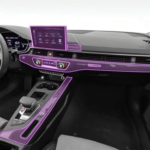 Film protection TPU console centrale Audi A4 B9 anti-rayures pour écran LCD voiture