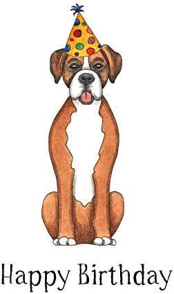 Boxer Dog Personalzed Happy Brthday Card | Zazzle - View #4