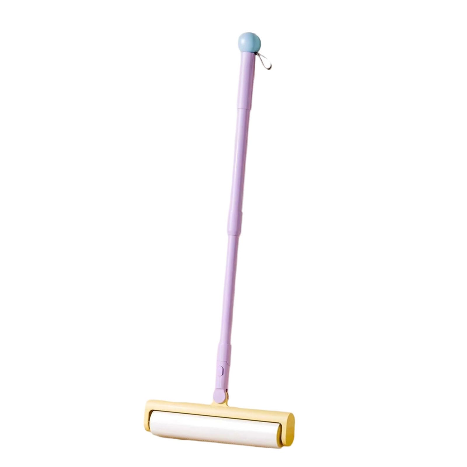 Retractable Lints Roller with Extendable Handle for Surfaces Cleaning Pet Hair Remover Home Car Use Retractable Sticky Roller