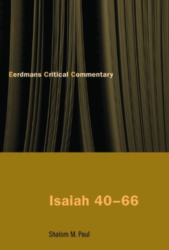 Isaiah 40-66: A Commentary (The Eerdmans Critical Commentary)