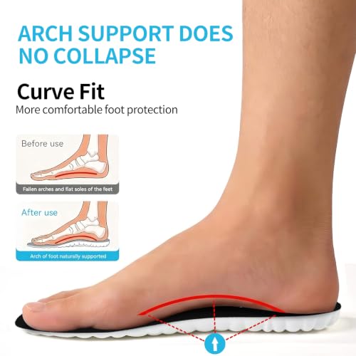 Image of 4D Cloud Steppers Insoles for Men Women, Memory Foam Work Boot Inserts