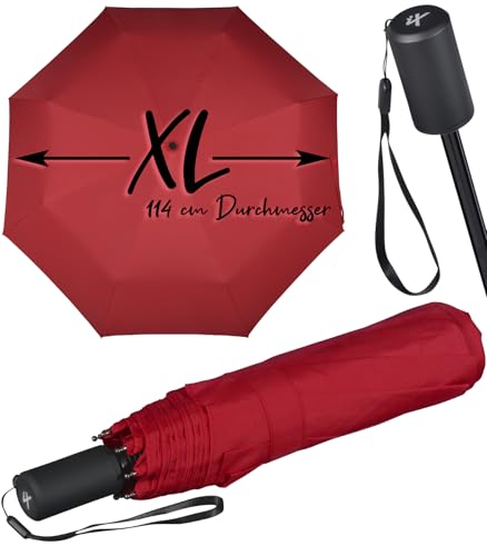 Paraguas de bolsillo XXL iX-brella con bolsa de hombro para lluvia 4