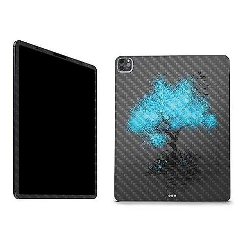 Image of MightySkins Carbon Fiber Skin Compatible with Apple iPad Pro 12.9 inch M2 6th Gen (2022) Full Wrap Kit - Leaving Home | Protective, Durable Textured Carbon Fiber Finish | Easy to Apply | Made in The USA