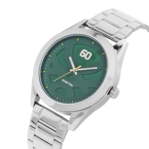 Image of United Colors of Benetton Green Round Dial Analog Men's Watch - UWUCG0208