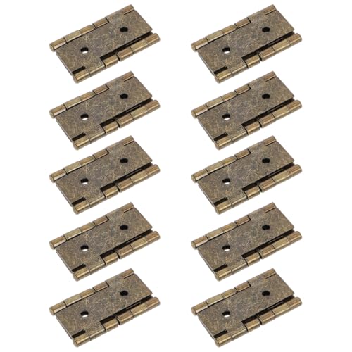 OSALADI Lot De 10 Charnières De Porte En Fer Double Effet Pour Moustiquaire Pliantes Pour Meubles