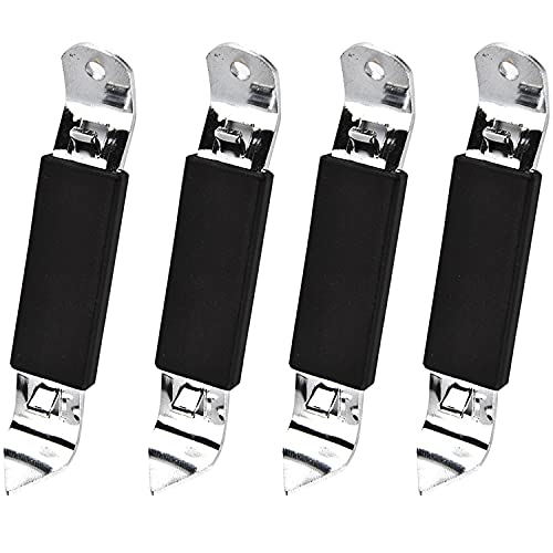 OBSCYON 4 Stücke Magnetische Dose Flaschen Öffner edelstahl Flaschenöffner mit Magnet für Camping und Reisen Cover