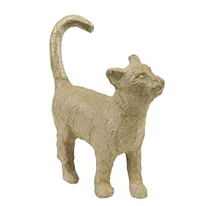 Décopatch AP583O Pappmaché Träger Mini Laufende Katze