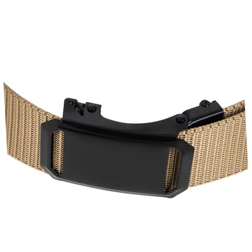 GANAZONO Men's Adjustable Ratchet Buckle Grey Belt for Men Breathable Outdoor Sports for Young Students3