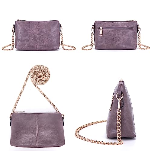 Image of Qiyuer 13 inch Women Spacious Soft PU Handbag Hobo Bag Purse Wallet Set 4pcs | Large, Dual-use Crossbody & Shoulder Bag, Multi-pocket, Divided Compartments, Fits Tablet, Versatile for Daily & Work